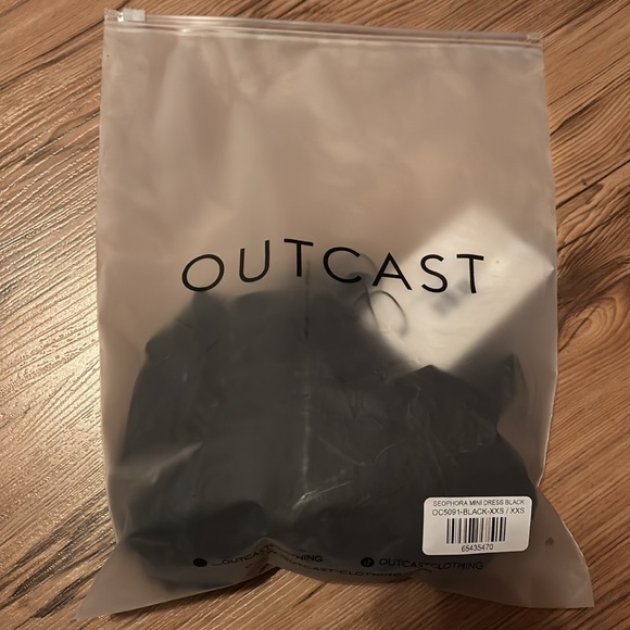 Outcast SEOPHORA MINI DRESS BLACK Going out dress Party dress - Picture 2 of 4